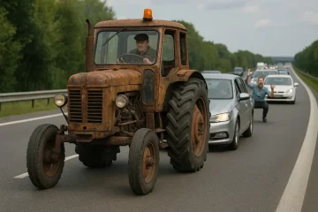 Může traktor na dálnici?